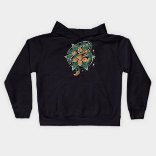 SNAKE TATTOO WITH COLLOUR Kids Hoodie